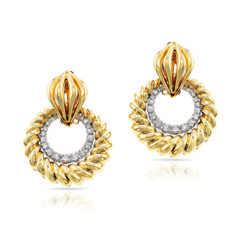 Asteroids Diamond Designer Earrings | Fiona Diamonds
